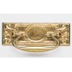 Omnia 9448-100 Drop Pull Solid Brass Cabinet Hardware