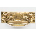 Omnia 9448/100.3 Drop Pull Solid Brass Cabinet Hardware