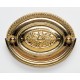 Omnia 9638-82 Drop Pull Solid Brass Cabinet Hardware