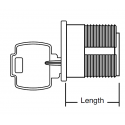 Falcon MA 985626 Series Conventional Rim and Mortise Cylinder