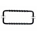 Top Knobs M124 Normandy Appliance Twist Back to Back Door Pull 12" (c-c)