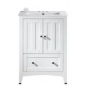 American Imaginations AI-19354 23.75-in. W Floor Mount White Vanity Set For 3H4-in. Drilling
