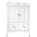American Imaginations AI-19392 30-in. W Floor Mount White Vanity Set For 3H8-in. Drilling