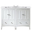 American Imaginations AI-19499 48-in. W Floor Mount White Vanity Set For 1 Hole Drilling