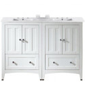 American Imaginations AI-19500 48-in. W Floor Mount White Vanity Set For 3H8-in. Drilling
