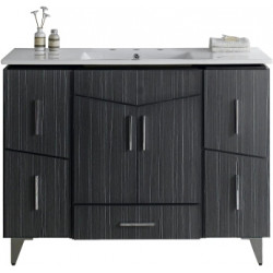 American Imaginations AI-19574 48-in. W Floor Mount Dawn Grey Vanity Set For 3H8-in. Drilling