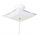 Design House 517805 501338 White Finish Glass Ceiling Light
