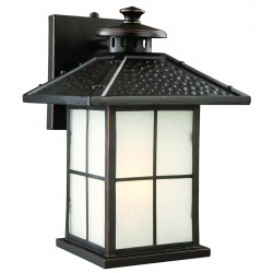 Design House 516781 Gladstone 1-Light Indoor / Outdoor Fluorescent Wall Light, Oil Rubbed Bronze