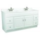 Design House 541078 Concord 2 Door & 4 Drawer White Vanity Cabinets