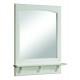 Design House 539916/940 Concord White Finish Mirror w/ Open Shelf