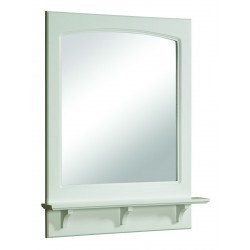 Design House 539916 Concord White Finish Mirror w/ Open Shelf