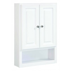 Design House 531319 Concord 30" x 21" Two Door White Bath Cabinet