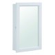 Design House 590505 Concord White 16" Single Door Medicine Cabinet