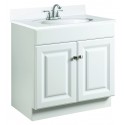 Design House 531731 Wyndham White 2 Door Vanity Cabinets
