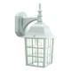 Design House 506089 Earl Grey Sanded Aluminum Outdoor Lighting with seedy glass