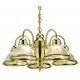 Design House 500546 Millbridge Polished Brass Chandelier w/ Clear Prismatic Glass