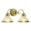 Design House 503011 503029 Millbridge Wall Mount Sconce In Polished Brass, 2-Light