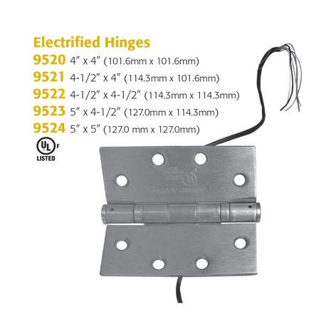 RCI 952 95216 Electrified Hinges