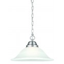 Design House 517565 Millbridge 1-Light Swag Light w/ Alabaster Glass