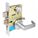 Cal Royal SC8070 US26D HS 7000ICMCMK Heavy Duty Mortise Lockset w/ Sectional Trim & 6-pin Solid Brass "C" keyway Cylinder