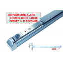 SDC S6101PU42101NC PTH-10Q 631RF All-In-One Delayed Egress Rim & Vertical Rod Exit Device