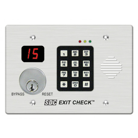 SDC 101 Delayed Egress Exit Check EmLock with Wall Mount Controller