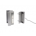  MAG-6000-ZILV Surface Mounted Electromagnetic Lock w/ Integrated Pull/Push Handles, 3006 - Pull Handle