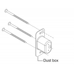 Falcon MA Series Dust Box, Standard With Lock