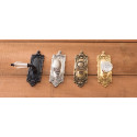 Brass Accents D05-K447B-SVN-605 Victorian Collection Door Set, Small