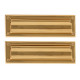 Brass Accents A07-M0050 Door Mail Slot