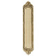 Brass Accents A05-P723 Ribbon & Reed Push and Pull Plate
