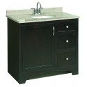 Design House 541284 Espresso Ventura 36" Wood Vanity Cabinet Only