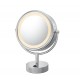 Kimball & 72545 - Chrome Young Lighted Neo Modern LED Vanity Mirror - 6 ft. Power Cord