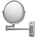 Kimball & 21175 - Brushed Nickel Young Non Lighted Double Arm Wall Mirror