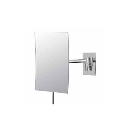 Kimball & 21873 - Brushed Nickel Young Non Lighted Minimalist Rectangular Wall Mirror