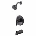 Design House Hathaway Tub & Shower Faucet, Oil Rubbed Bronze Finish