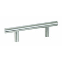 Design House 564641 Hollow Steel Cabinet Pull 3.75", 5-Pack, Satin Nickel Finish