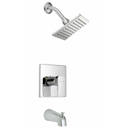 Design House Karsen Tub and Shower Faucet, Polished Chrome Finish