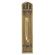 Brass Accents A04-P5840 Oxford Push and Pull Plate - Exterior 3 3/8" x 18"