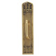 Brass Accents A04-P5840 Oxford Push and Pull Plate - Exterior 3 3/8" x 18"