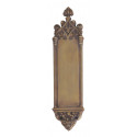 Brass Accents A04-P560 Gothic Push and Pull Plate - Interior 3-3/8" X 16"