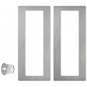Jako W4020 Solid Stainless Steel Sliding Door Pull for Glass Doors