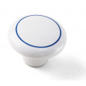 Laurey 1800 1 1/2" Porcelain Knob with Ring