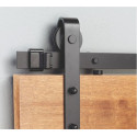 Pemko BLDFT-02BSP/8-1411-2 Flat Track Sliding Door System for Wood Doors
