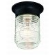 Design House Jelly Jar 1-Light Indoor/Outdoor Flush Mount Ceiling Light
