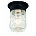 Design House Jelly Jar 1-Light Indoor / Outdoor Flush Mount Ceiling Light