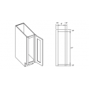 KCD Lenox Single Door Full Height Base Cabinet