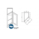 KCD Lenox Angle Base Cabinet