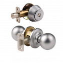 Yale YH YHBPD857 US26D Collection Bridgeport Knob Combo Set w/Entry Knob and Single/Double Cylinder Select Deadbolt