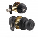 Yale YH Collection Oxford Knob Combo Set w/Entry Knob and Single/Double Cylinder Select Deadbolt